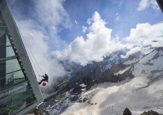 Qualita dellaria nasce il Bosco invisibile sul Monte Bianco