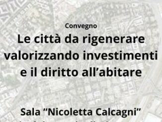 Rigenerazione urbana venerdi 20 settembre tavola rotonda in Campidoglio