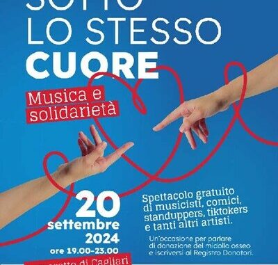 locandina evento sotto lo stesso cuore Cagliari