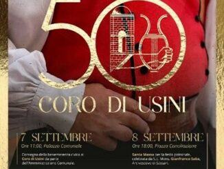 Locandina 50 anni coro di Usini