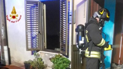 Incendio in abitazione a Cabras