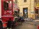 incendio in laboratorio tecnico a cagliari in piazza galilei