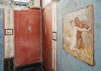 Affreschi erotici e mitologici scoperta la Casa di Fedra a Pompei