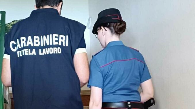 Carabinieri tutela lavoro