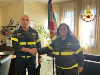 Luca Manselli nuovo comandante vigili del fuoco Cagliari