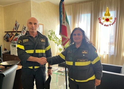 Luca Manselli nuovo comandante vigili del fuoco Cagliari