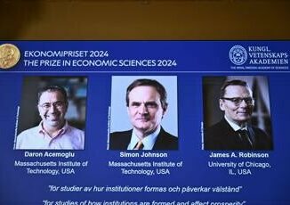 Nobel Economia ad Acemoglu Johnson e Robinson per studi sulla prosperita