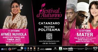 XXI Festival dautunno l11 e il 12 ottobre grande festa del Jazz con i concerti e le masterclass di Aymee Nuviola Trilok Gurtu Omar Sosa e Maria Pia De Vito e lomaggio a Chick Corea