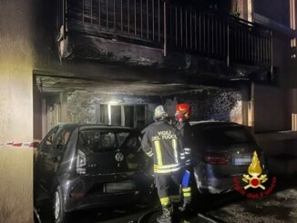 incendio auto a cagliari