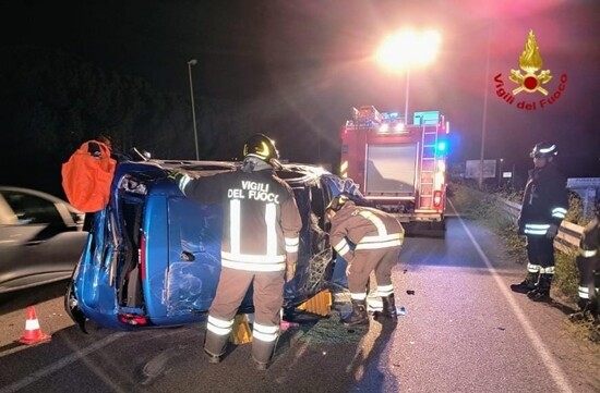 Incidente stradale ad Elmas