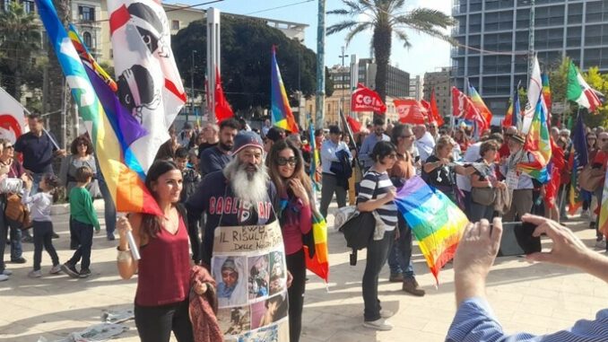 Manifestazione per la pace a Cagliari