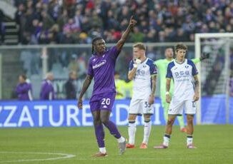 Fiorentina Verona 3 1 tripletta di Kean