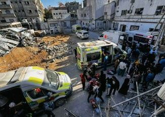 Gaza 25 morti in bombardamento a Beit Lahiya 13 erano bambini