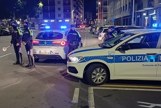 Controlli della Polizia Locale a Cagliari