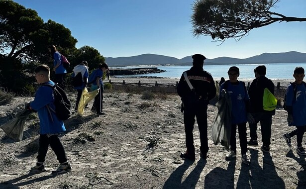 carabinieri porto pino giornata ecologica