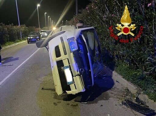 incidente stradale Carbonia